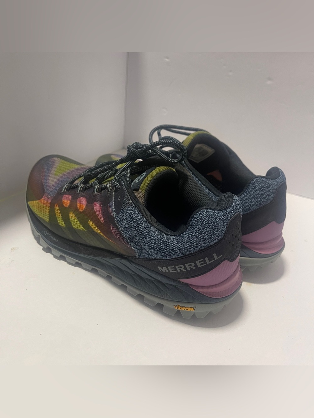 Merrell Women's Gray and Multi-Color Trail Trainer - Picture 3 of 10
